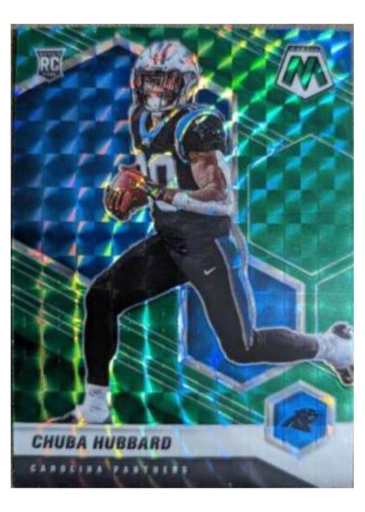 2021 Panini Mosaic Base Set Chuba Hubbard #325 card