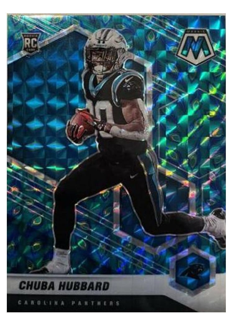 2021 Panini Mosaic Base Set Chuba Hubbard #325 card
