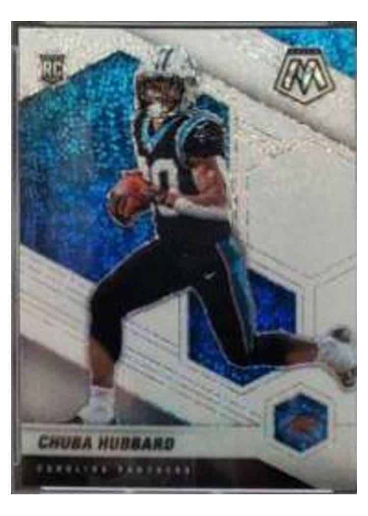 2021 Panini Mosaic Base Set Chuba Hubbard #325 card