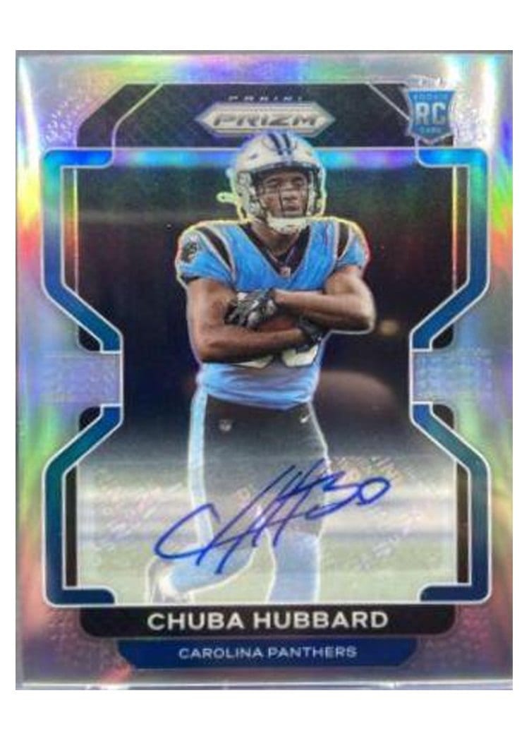 2021 Panini Prizm Base Set Chuba Hubbard #355 card