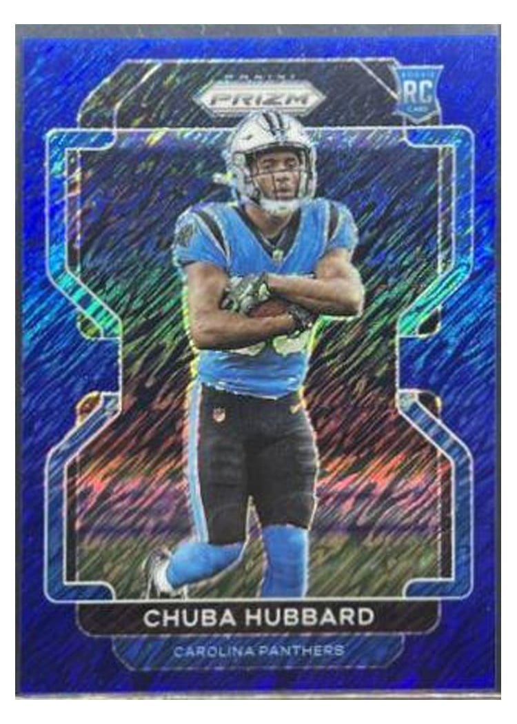 2021 Panini Prizm Base Set Chuba Hubbard #355 card