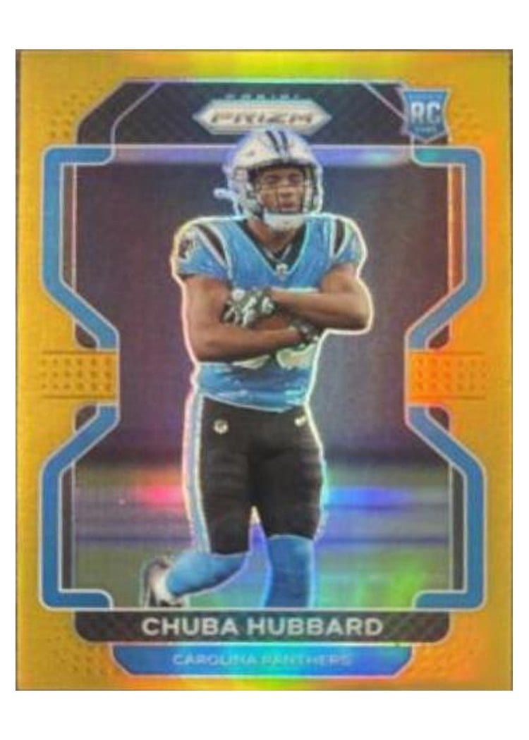 2021 Panini Prizm Base Set Chuba Hubbard #355 card