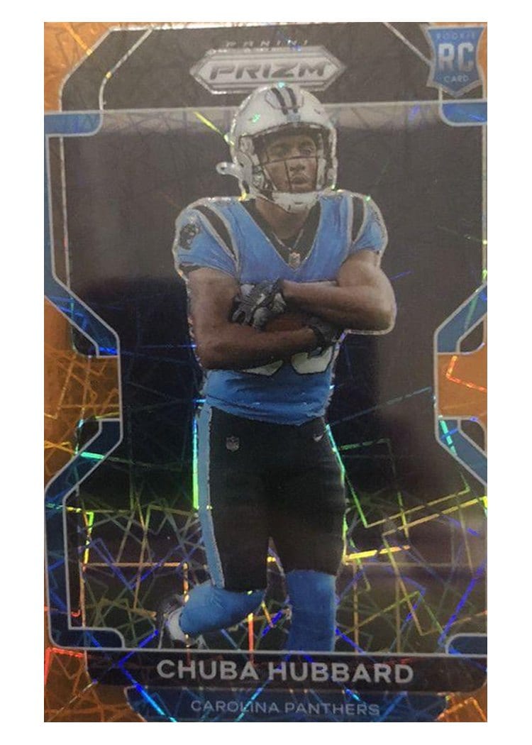 2021 Panini Prizm Base Set Chuba Hubbard #355 card