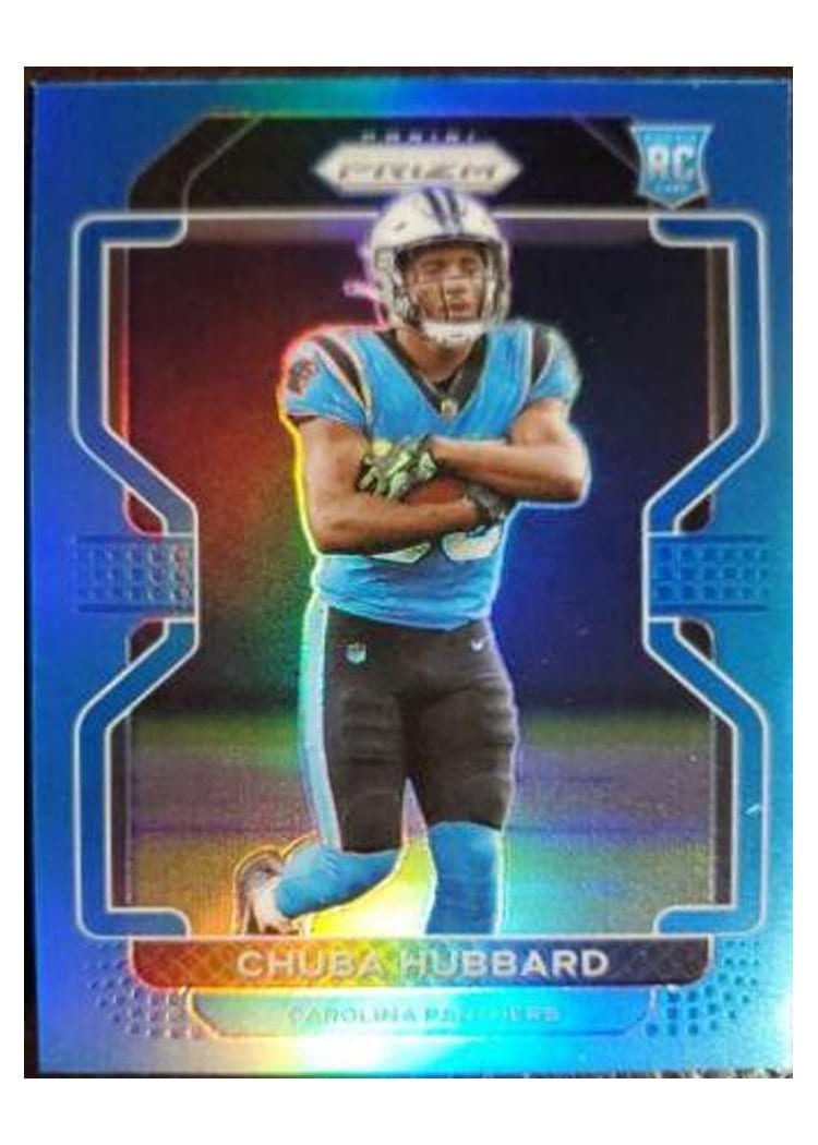 2021 Panini Prizm Base Set Chuba Hubbard #355 card