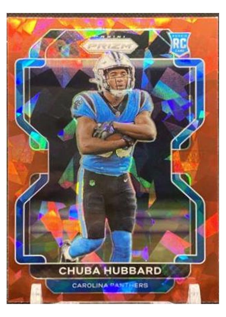 2021 Panini Prizm Base Set Chuba Hubbard #355 card