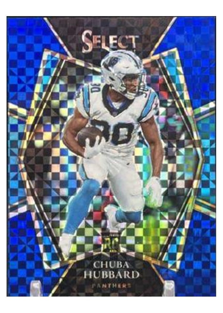 2021 Panini Select Base Set Chuba Hubbard #176 card