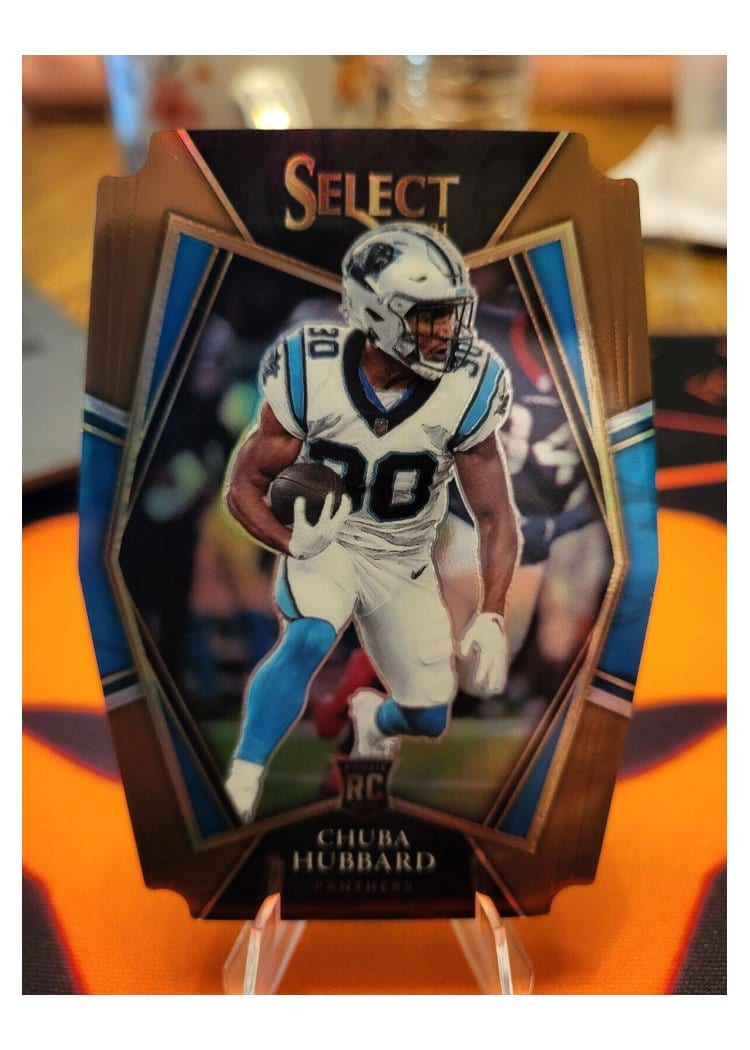 2021 Panini Select Base Set Chuba Hubbard #176 card