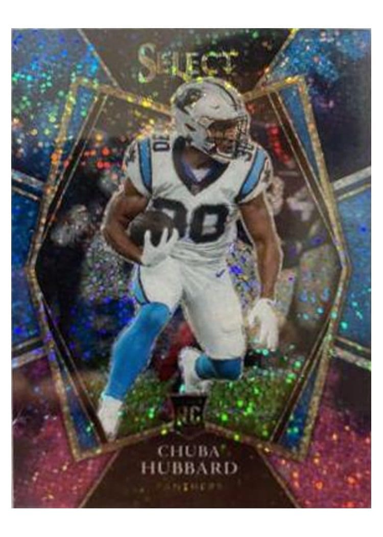 2021 Panini Select Base Set Chuba Hubbard #176 card