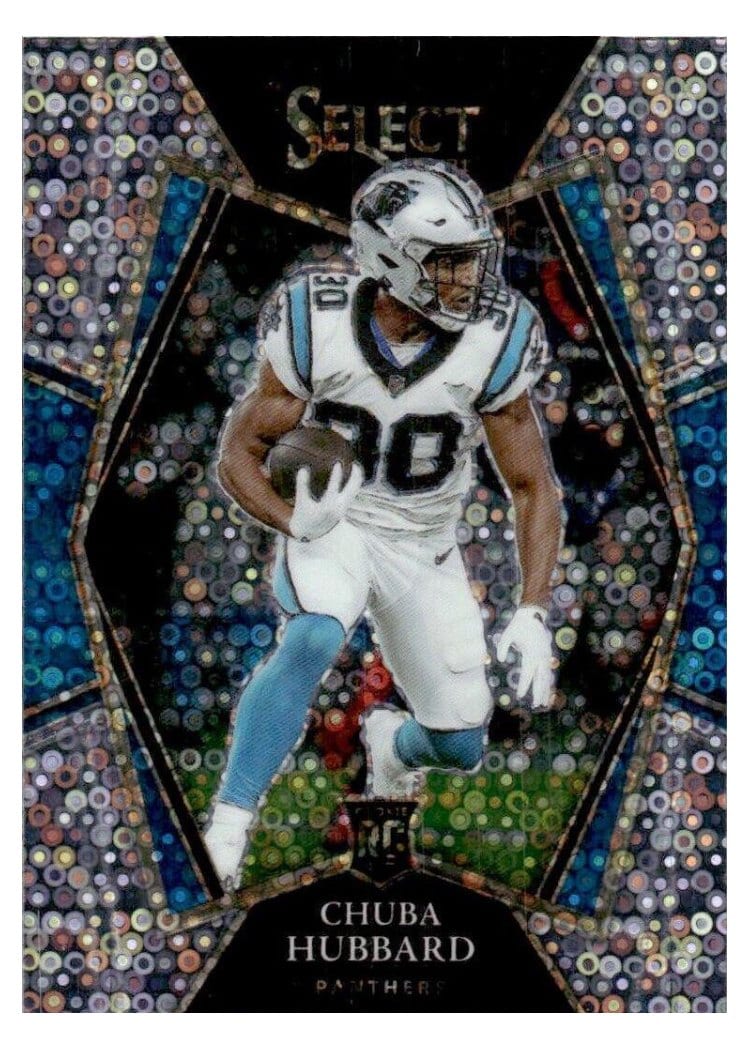 2021 Panini Select Base Set Chuba Hubbard #176 card