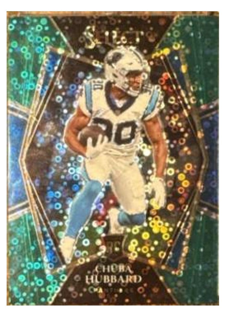 2021 Panini Select Base Set Chuba Hubbard #176 card