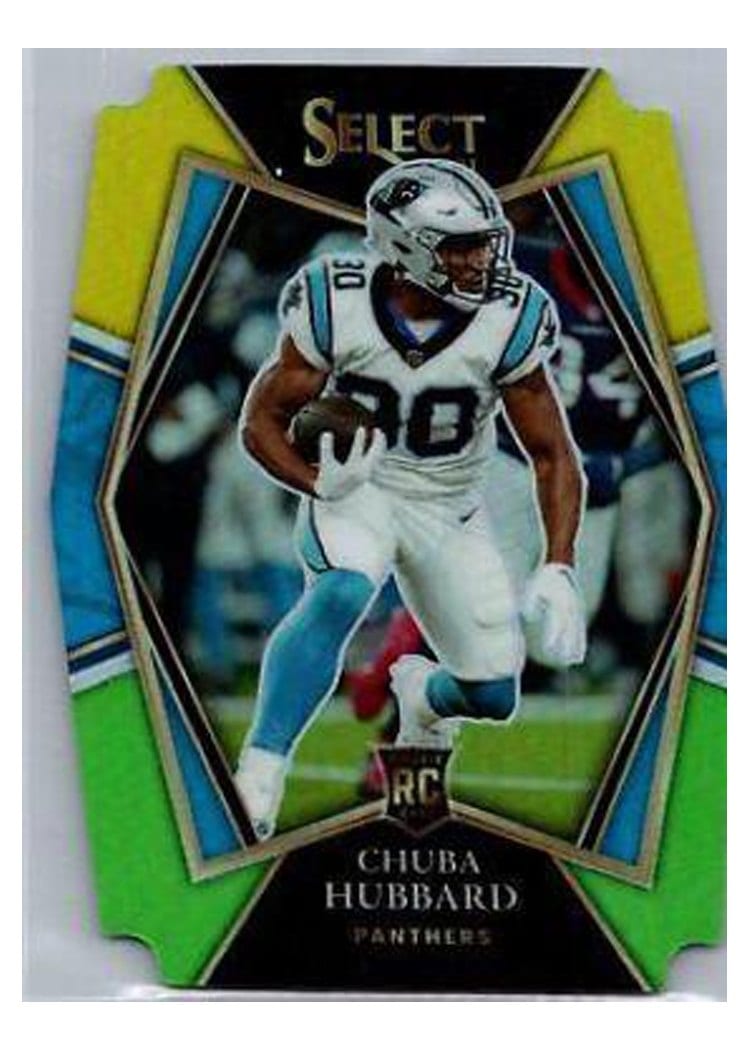 2021 Panini Select Base Set Chuba Hubbard #176 card