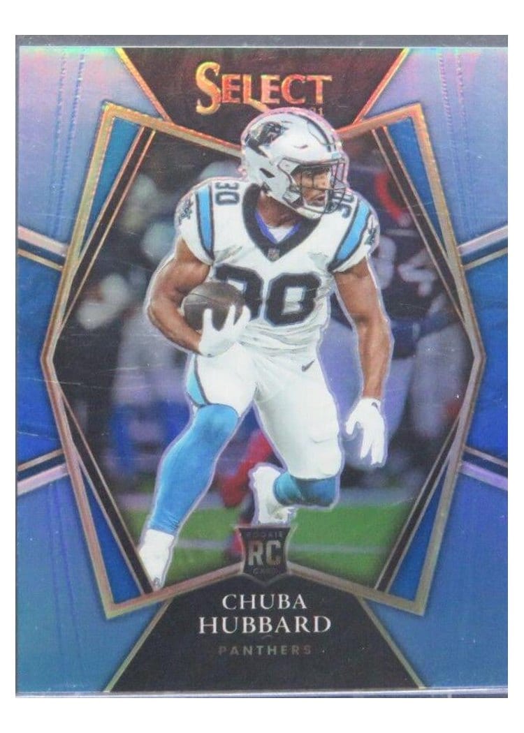 2021 Panini Select Base Set Chuba Hubbard #176 card