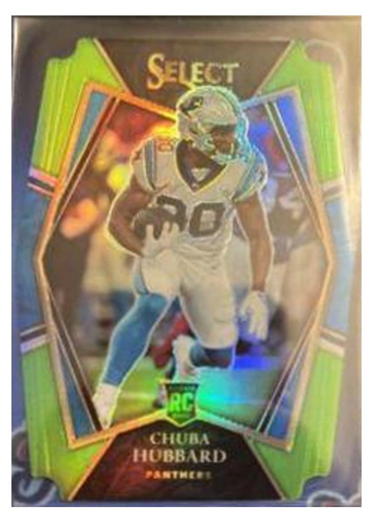 2021 Panini Select Base Set Chuba Hubbard #176 card
