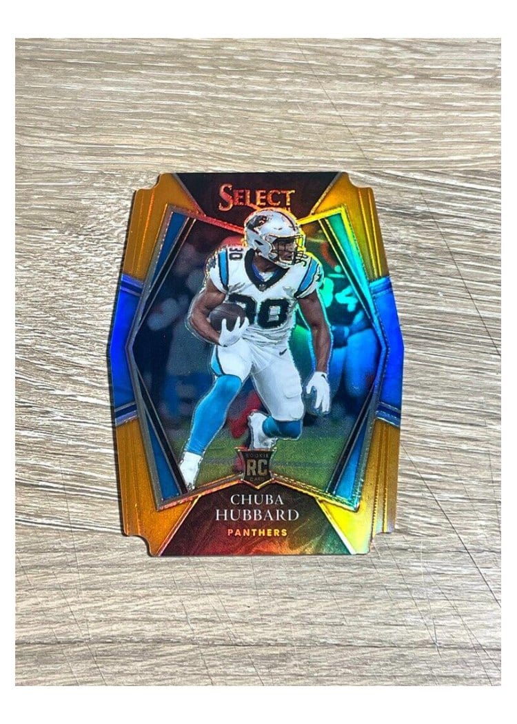 2021 Panini Select Base Set Chuba Hubbard #176 card