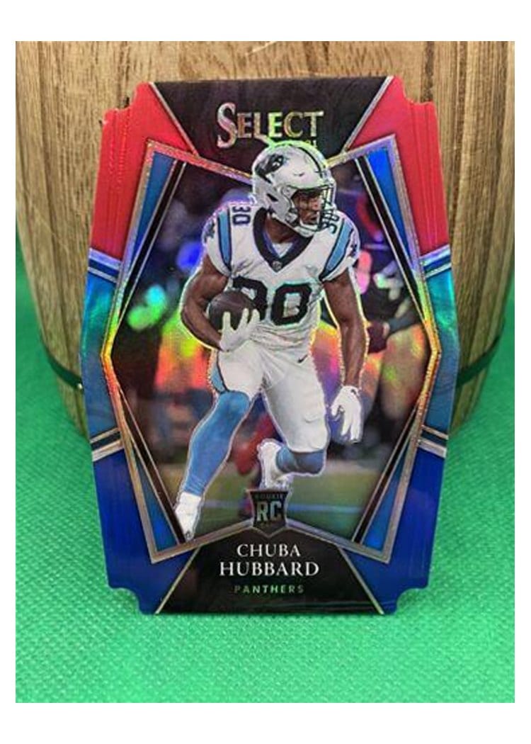 2021 Panini Select Base Set Chuba Hubbard #176 card