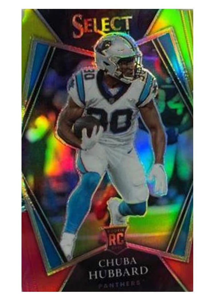 2021 Panini Select Base Set Chuba Hubbard #176 card