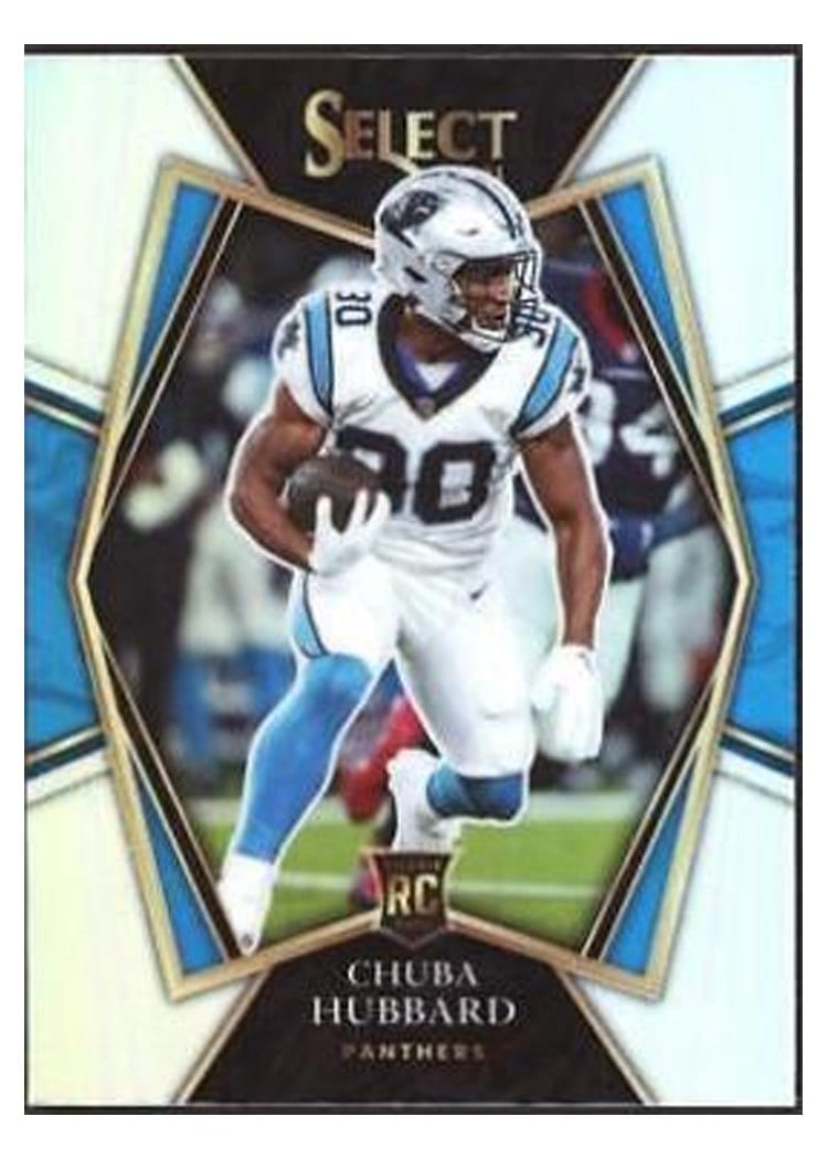 2021 Panini Select Base Set Chuba Hubbard #176 card