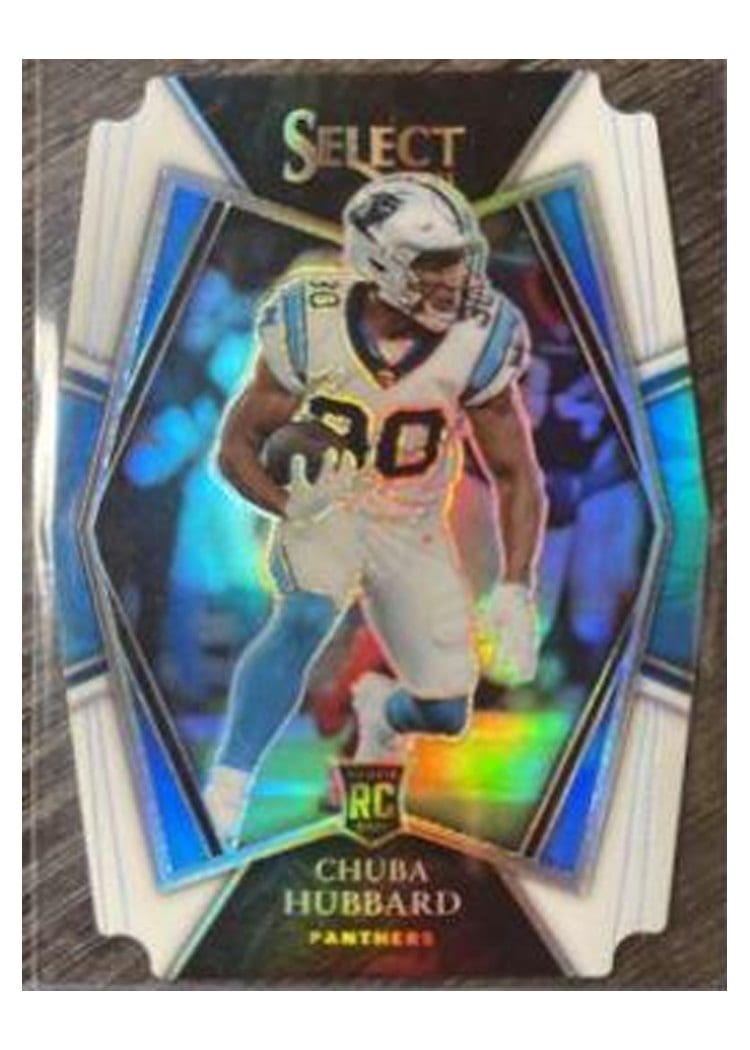 2021 Panini Select Base Set Chuba Hubbard #176 card
