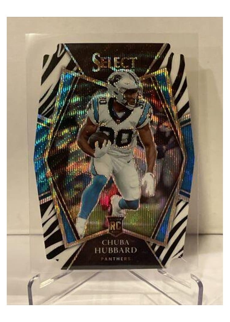 2021 Panini Select Base Set Chuba Hubbard #176 card