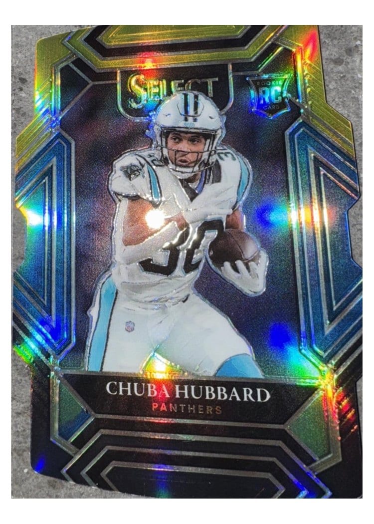 2021 Panini Select Base Set Chuba Hubbard #276 card