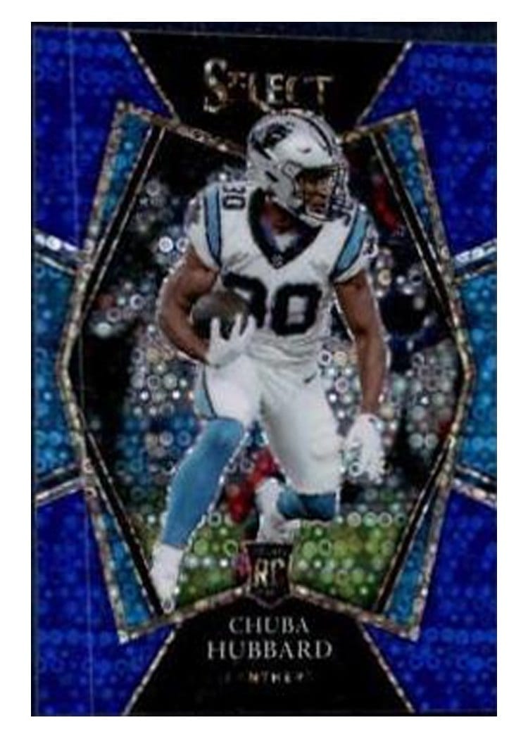 2021 Panini Select Base Set Chuba Hubbard #276 card