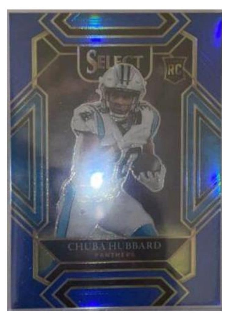 2021 Panini Select Base Set Chuba Hubbard #276 card