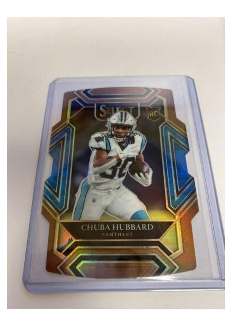 2021 Panini Select Base Set Chuba Hubbard #276 card