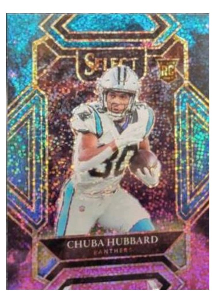 2021 Panini Select Base Set Chuba Hubbard #276 card