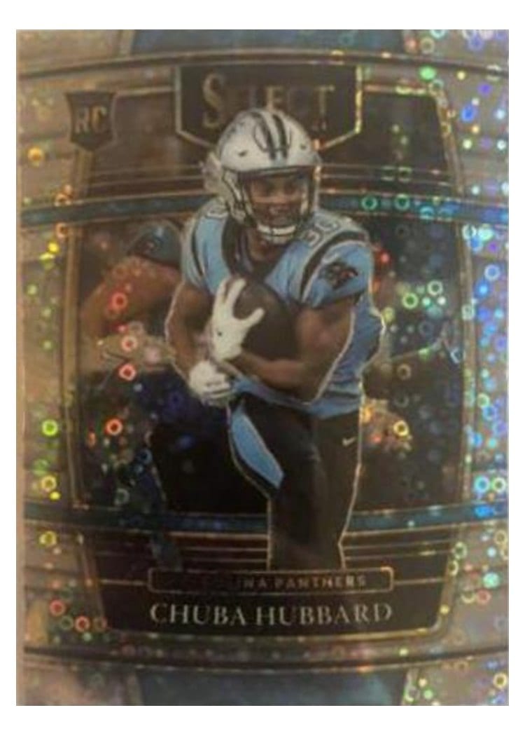 2021 Panini Select Base Set Chuba Hubbard #276 card