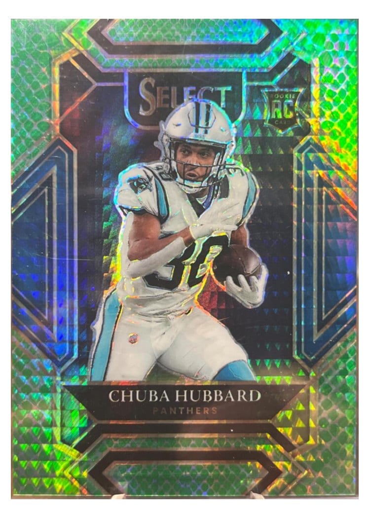 2021 Panini Select Base Set Chuba Hubbard #276 card