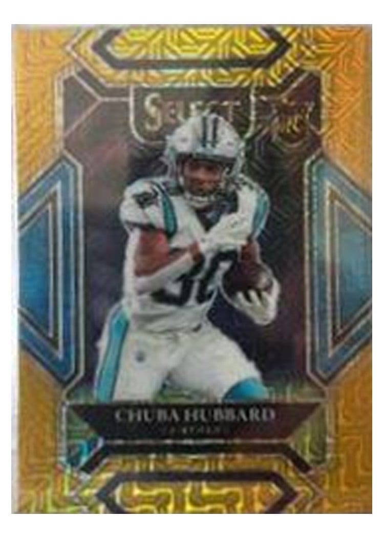 2021 Panini Select Base Set Chuba Hubbard #276 card