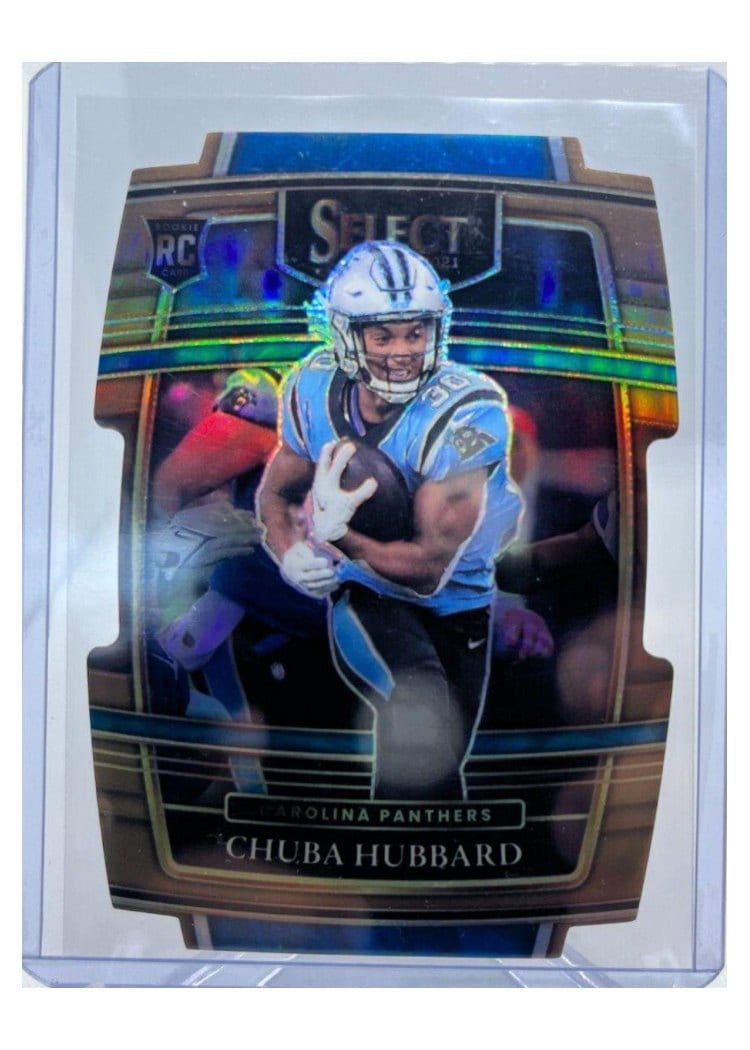 2021 Panini Select Base Set Chuba Hubbard #276 card