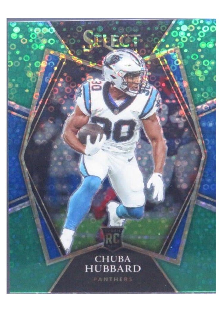 2021 Panini Select Base Set Chuba Hubbard #276 card