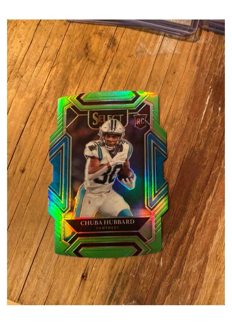 2021 Panini Select Base Set Chuba Hubbard #276 card