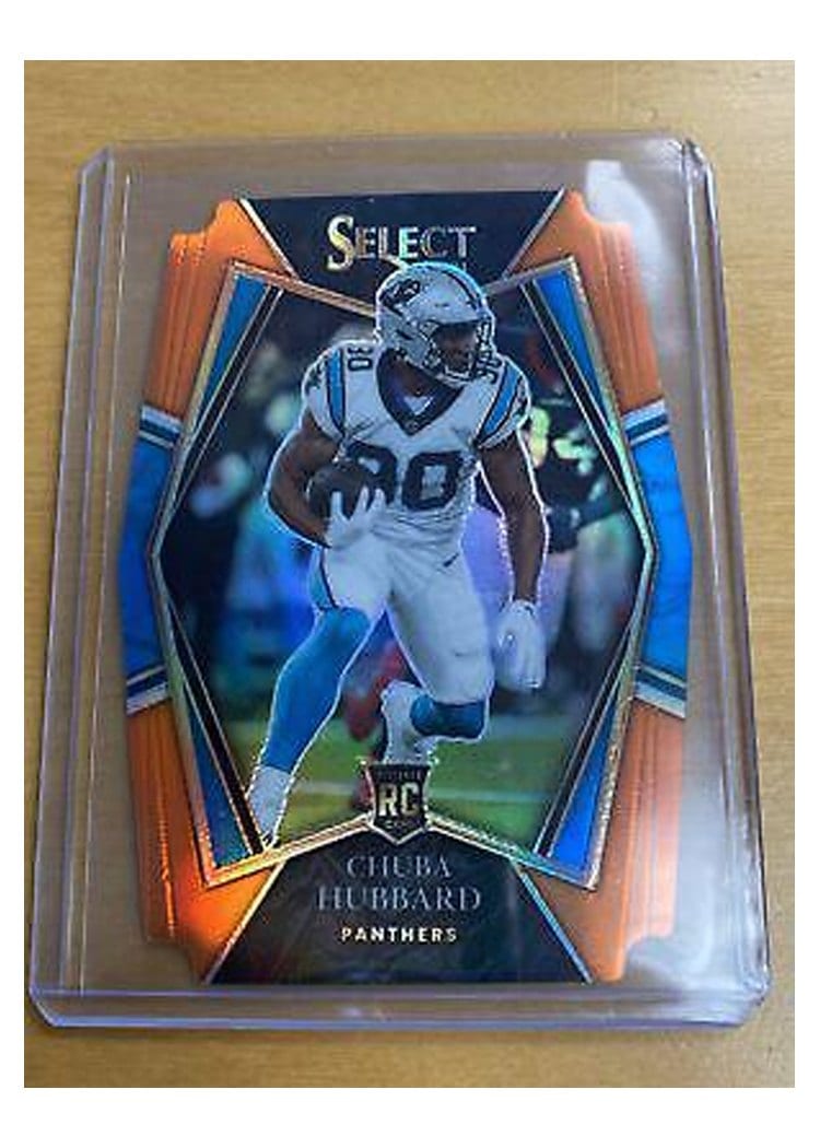 2021 Panini Select Base Set Chuba Hubbard #276 card
