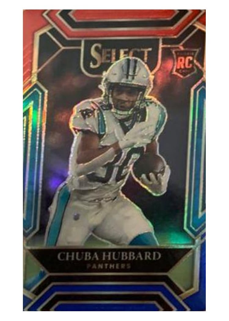 2021 Panini Select Base Set Chuba Hubbard #276 card