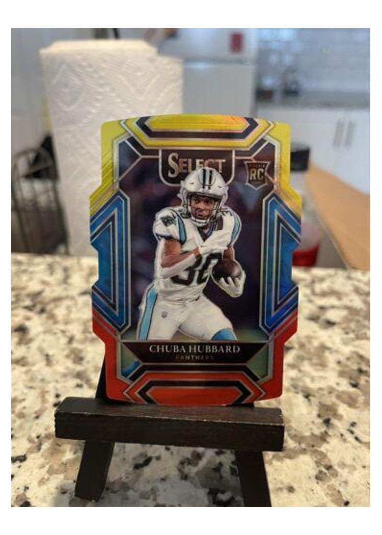 2021 Panini Select Base Set Chuba Hubbard #276 card