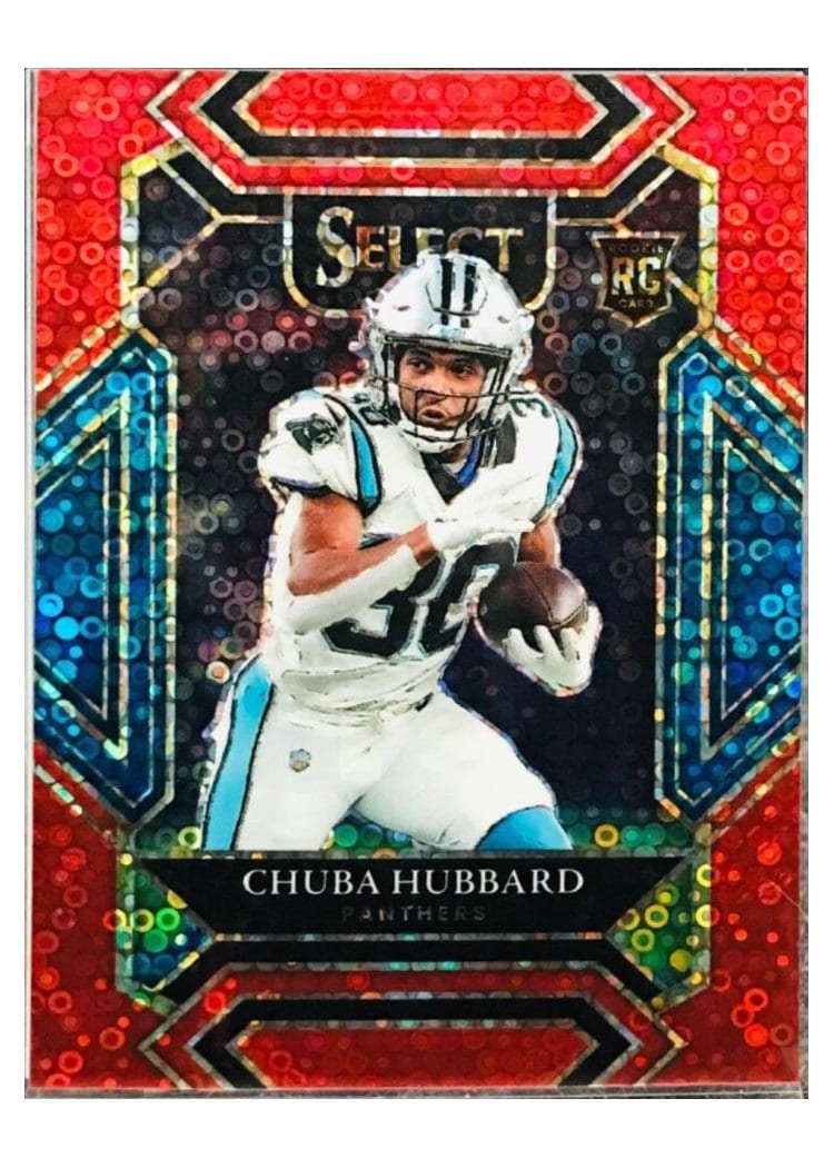 2021 Panini Select Base Set Chuba Hubbard #276 card