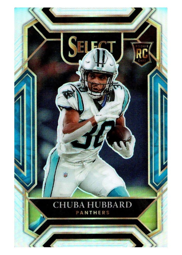 2021 Panini Select Base Set Chuba Hubbard #276 card