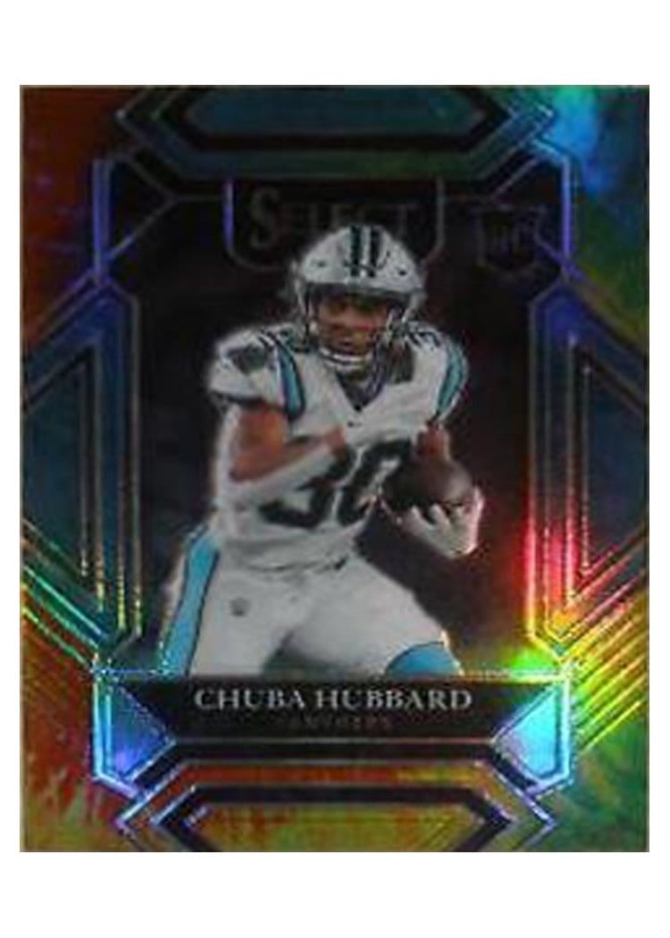 2021 Panini Select Base Set Chuba Hubbard #276 card