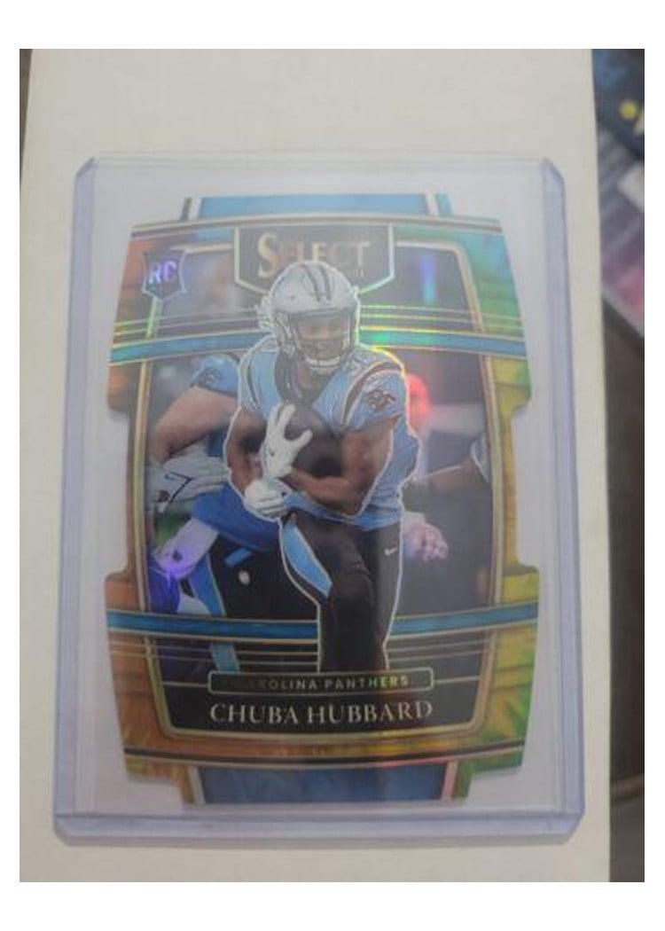 2021 Panini Select Base Set Chuba Hubbard #276 card