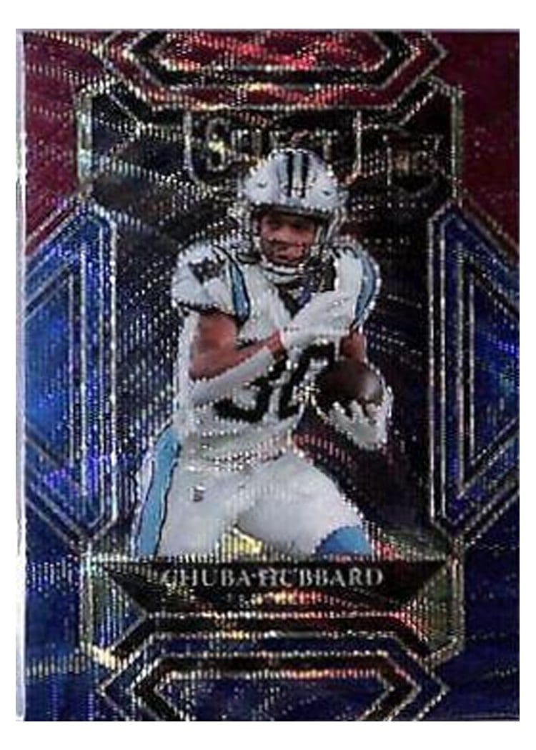2021 Panini Select Base Set Chuba Hubbard Tri Color #276 card