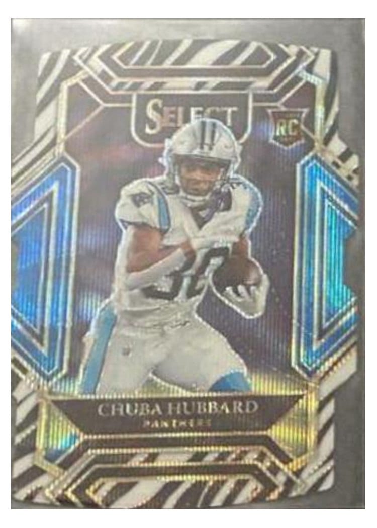2021 Panini Select Base Set Chuba Hubbard #276 card