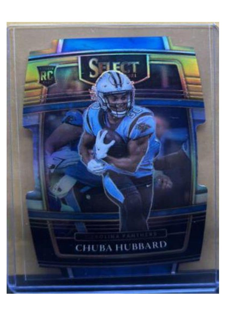 2021 Panini Select Base Set Chuba Hubbard #76 card