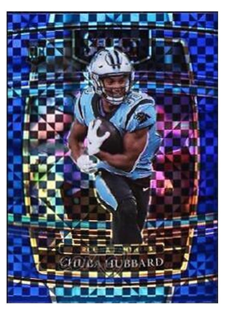 2021 Panini Select Base Set Chuba Hubbard #76 card