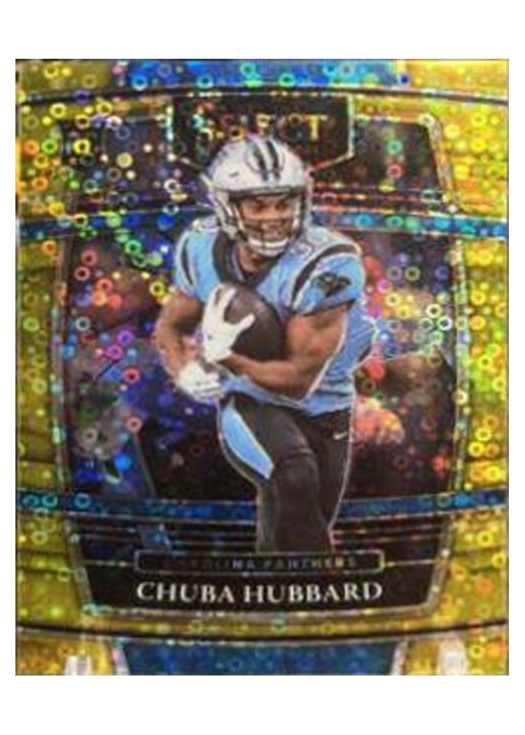 2021 Panini Select Base Set Chuba Hubbard #76 card