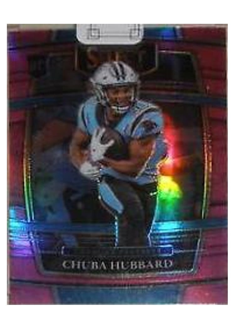 2021 Panini Select Base Set Chuba Hubbard #76 card