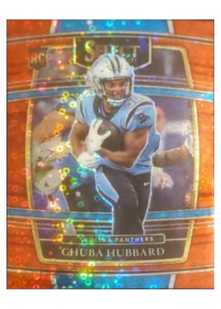 2021 Panini Select Base Set Chuba Hubbard #76 card