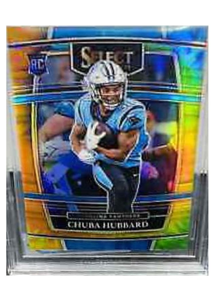 2021 Panini Select Base Set Chuba Hubbard #76 card