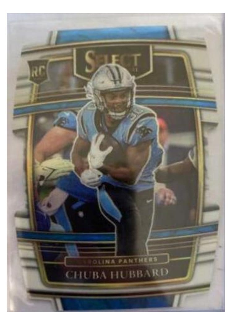 2021 Panini Select Base Set Chuba Hubbard #76 card